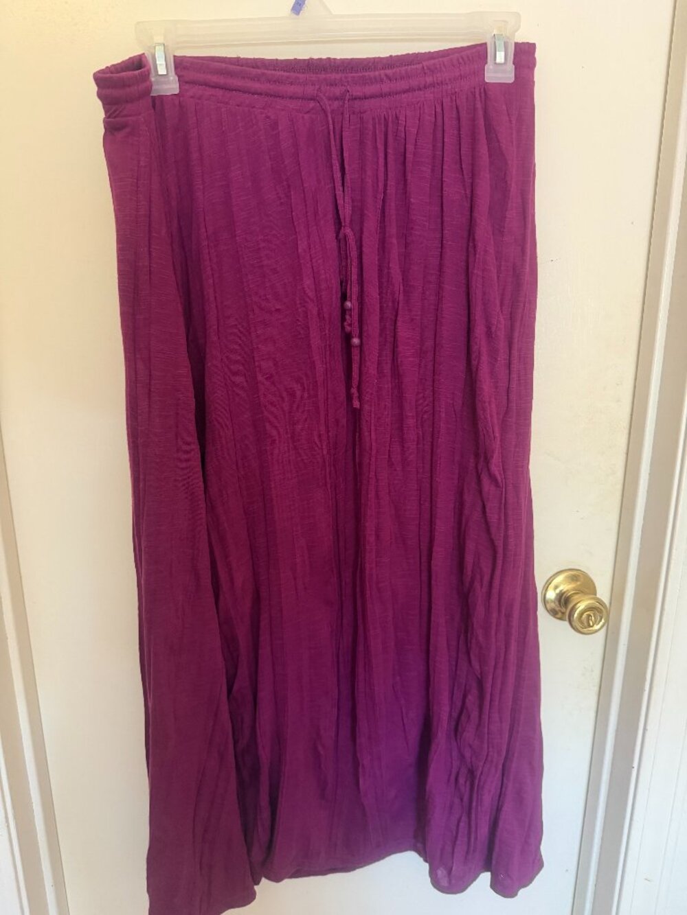 Faded Glory Purple Broom Skirt W 2X
